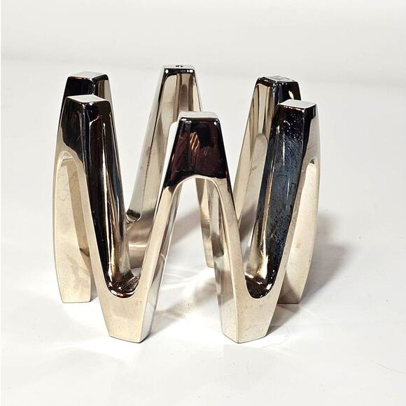 DANSK TJORN Silverplated Mini Tapers Crown CANDLEHOLDER MCM - Picture 1 of 6